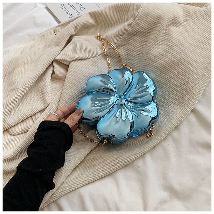 Borse a tracolla da donna, borsa a fiori, borsa con specchio galvanico, borsa artigianale, borsa a tracolla fresca e dolce, borsa a tracolla Beautiful Girl Box_voghion.com