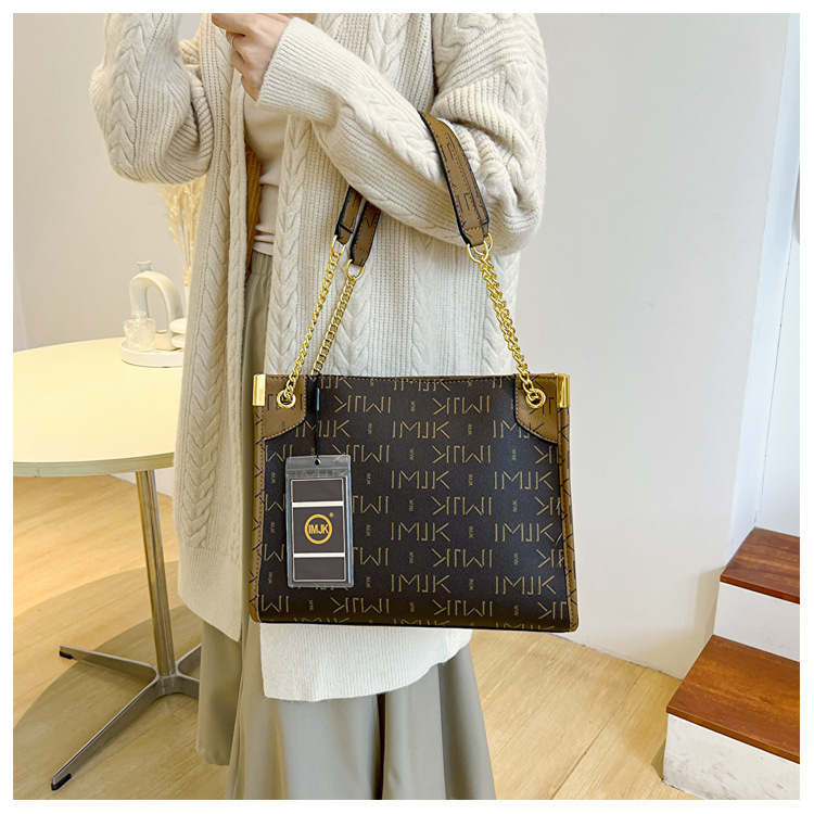 Borsa di marca Tide Texture Borsa a tracolla presbite europea e americana con tracolla retrò femminile di grande capacità Ins portatile Mes_voghion.com