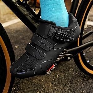 Men's And Women's Cycling Compatible Peloton Indoor Pedal Clip-On Road Bike Shoes Pre-Installed With Triangular_voghion.com