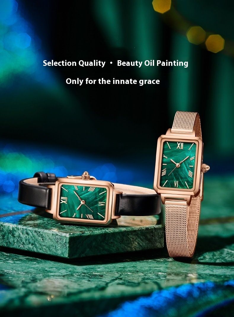 New light luxury ladies small simple temperament small square watch_voghion.com