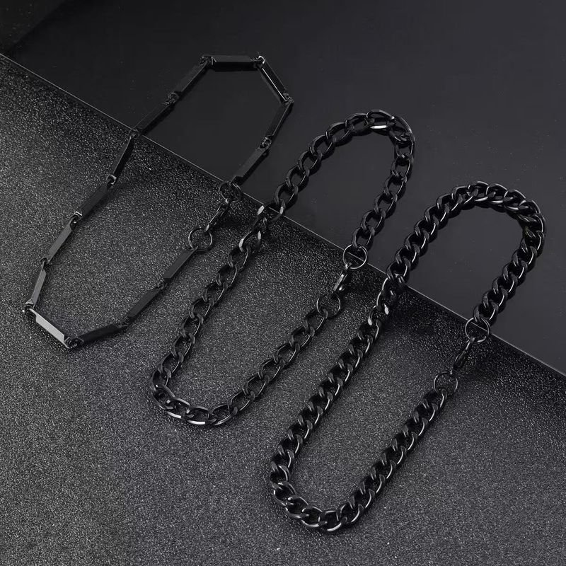 Simple ins cold wind diamond bamboo bracelet hip hop technology sense_voghion.com