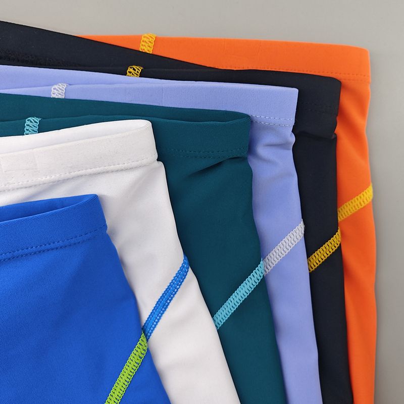Neue Mode für Männer Low Taillierte Lange Boxer Badehose Heißer Frühling Hosen männer Badeanzug Badehose Großhandel_voghion.com