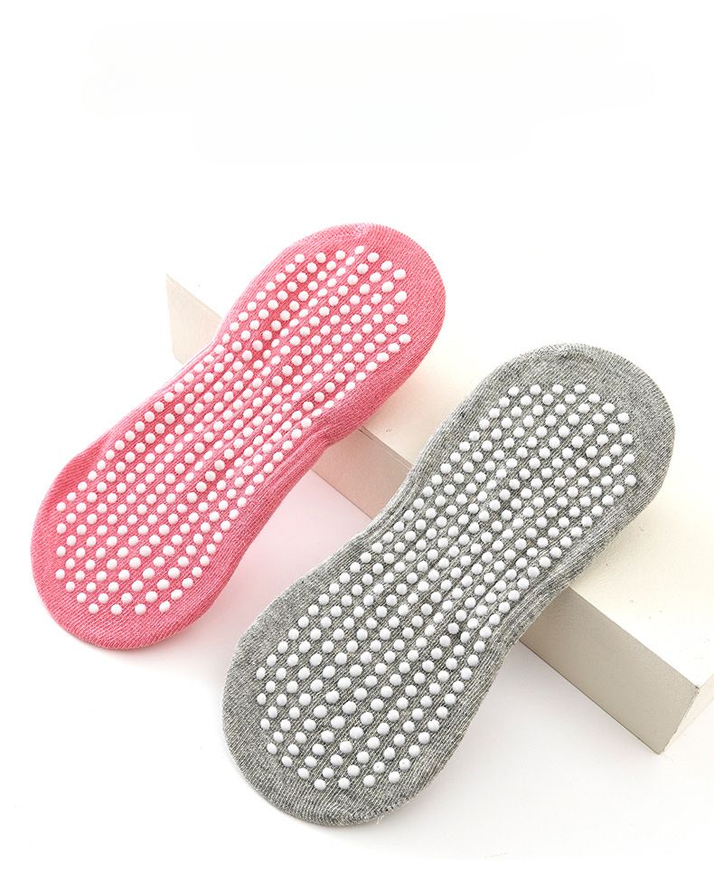 Yoga Socks Adult Socks Breathable Non-slip Floor Socks Combed Cotton Dispensing Men's And Women's Medium Tube Socks Sports Trampoline Socks_voghion.com