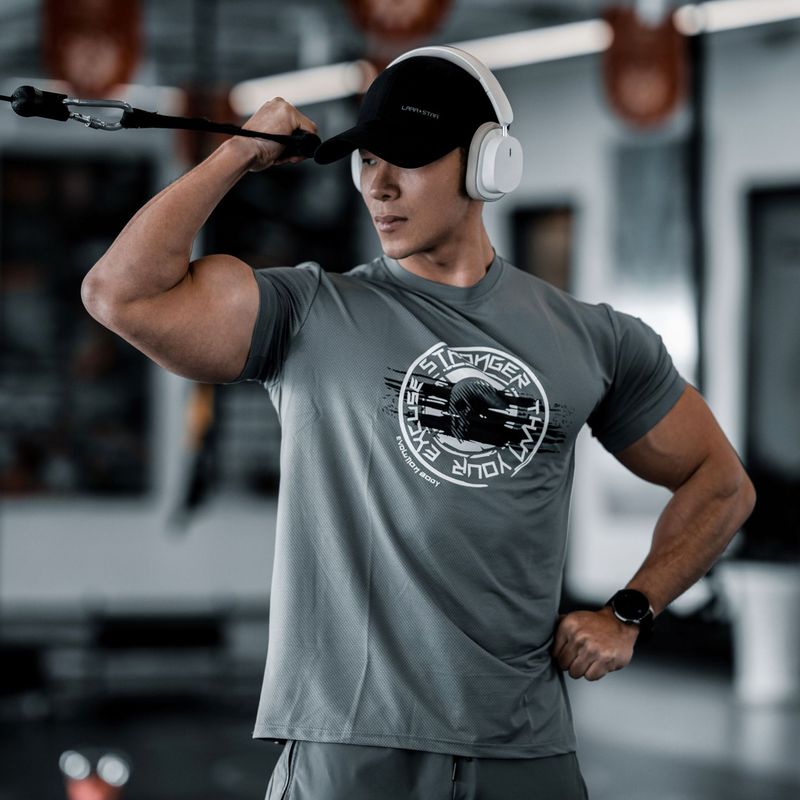 Printemps/été nouveaux sports pour hommes, loisirs, course à pied, entraînement physique, séchage rapide, élastique, sensation de glace à manches courtes_voghion.com