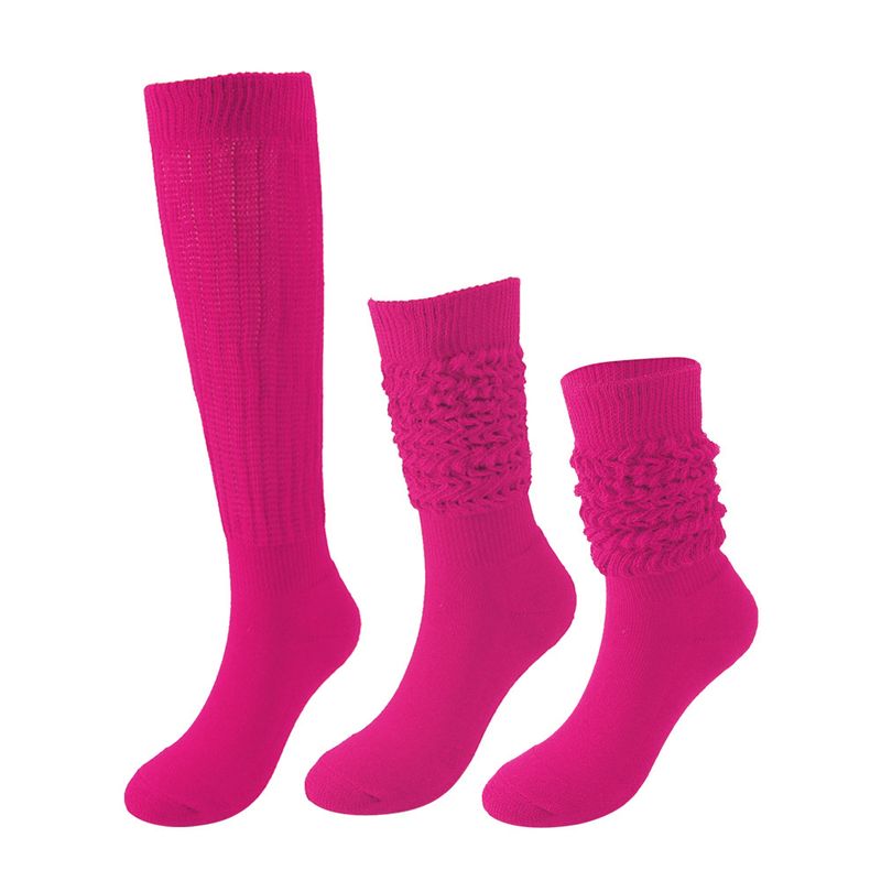 2025d Unisex Mid-Calf Slouch Autumn Winter Warm Bubble Pile Socks_voghion.com