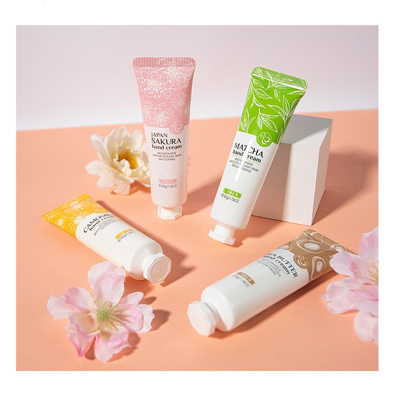 LAIKOU roku krēms Cherry Blossom Matcha avokado kumelīšu mitrinošs mitrinošs roku krēms_voghion.com