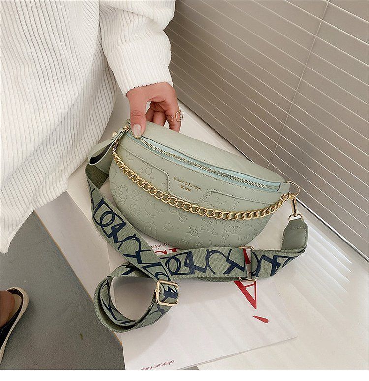 2021 nuova tendenza moda spalla tracolla catena in rilievo borsa a mano marsupio per donna_voghion.com