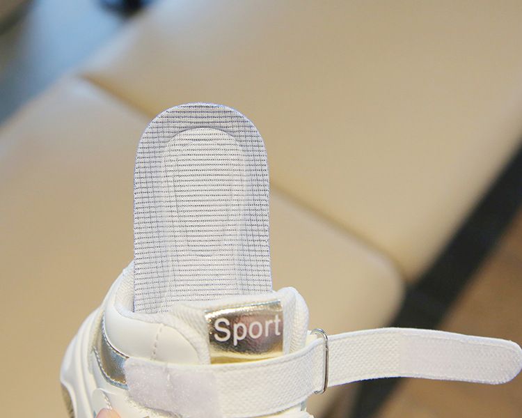 Nya små vita flickskor High Top Pojkar Casual Board Shoes Mjuka sulor Babyskor_voghion.com