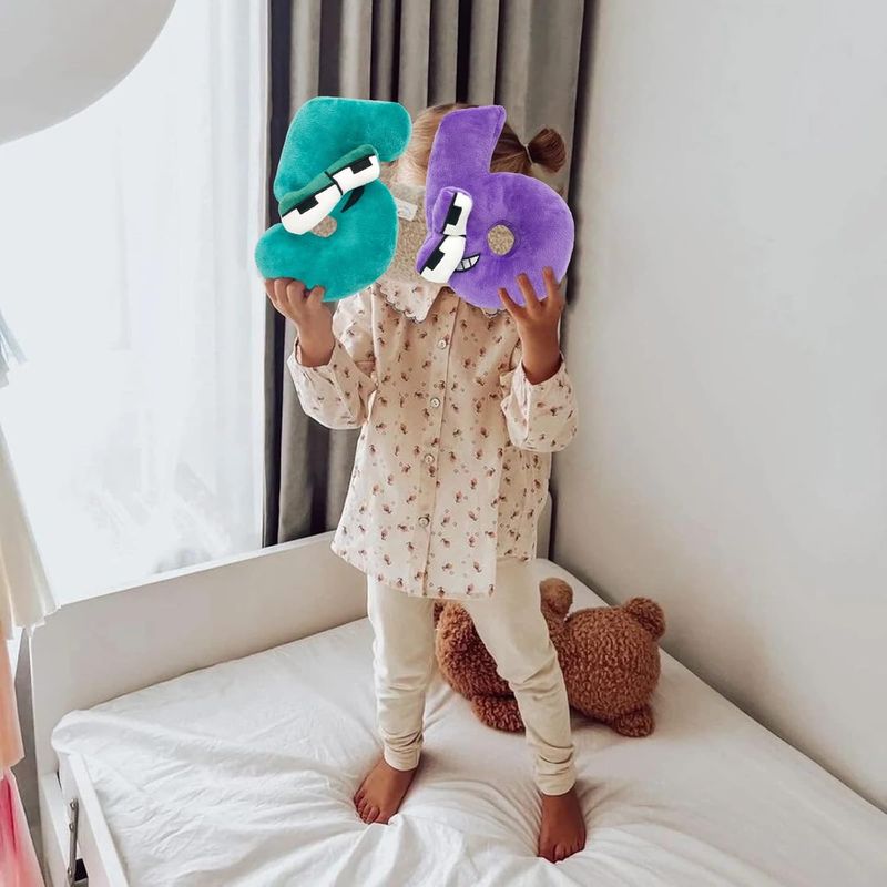 Lot de 10 peluches Nume Lore, figurines en peluche Nume 0-9 pour enfants et adultes, cadeau d'anniversaire idéal pour les fans_voghion.com