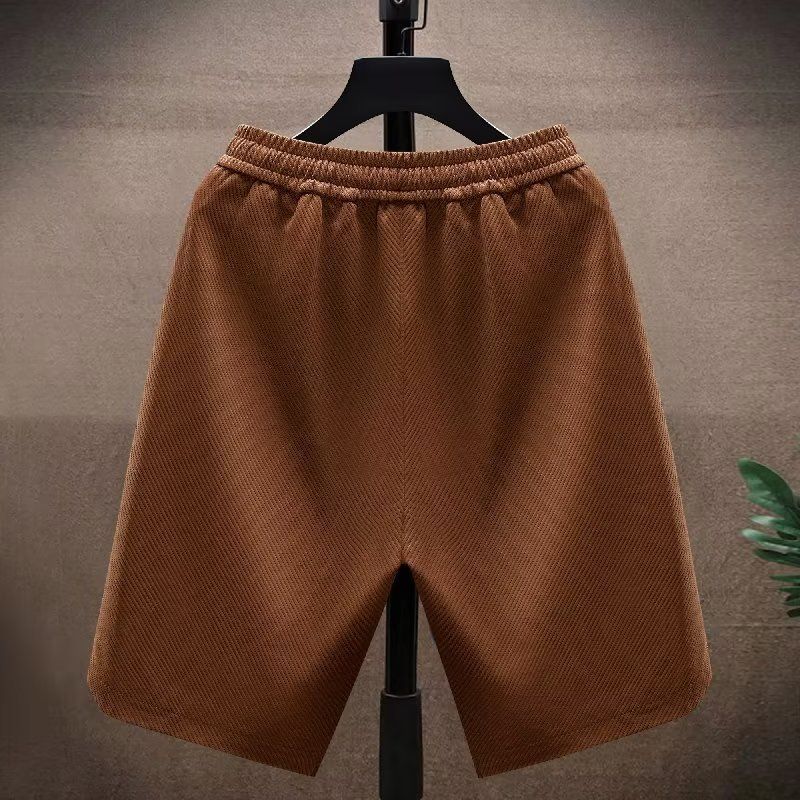 Herrenbekleidung Herren Sommer Cargo Shorts Dünne Modemarke Lose Shorts Jugend Lässig Gestrickte Sporthose_voghion.com