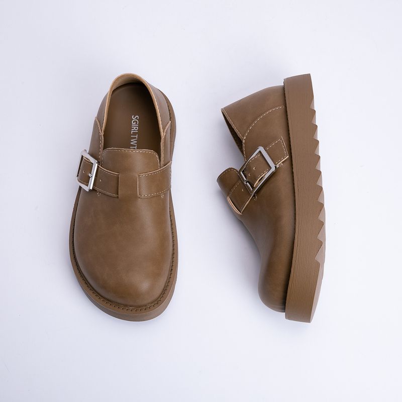 SGIRL TWTW empfiehlt im Frühjahr 2024 neue Schuhe für große Zehen mit dicker Sohle und Loafer, die die Höhe erhöhen, für Frauen_voghion.com