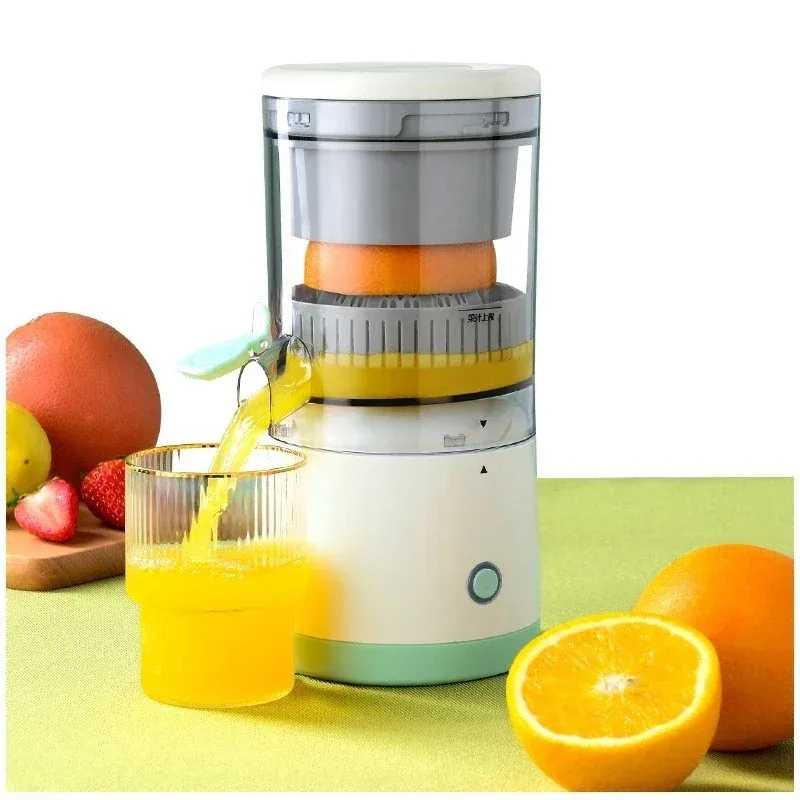 Elektrisk rostfri fruktjuicer Elektrisk rostfri fruktjuicer Apelsinpressare Apelsinjuicemaskin Hushållsredskap kök_voghion.com