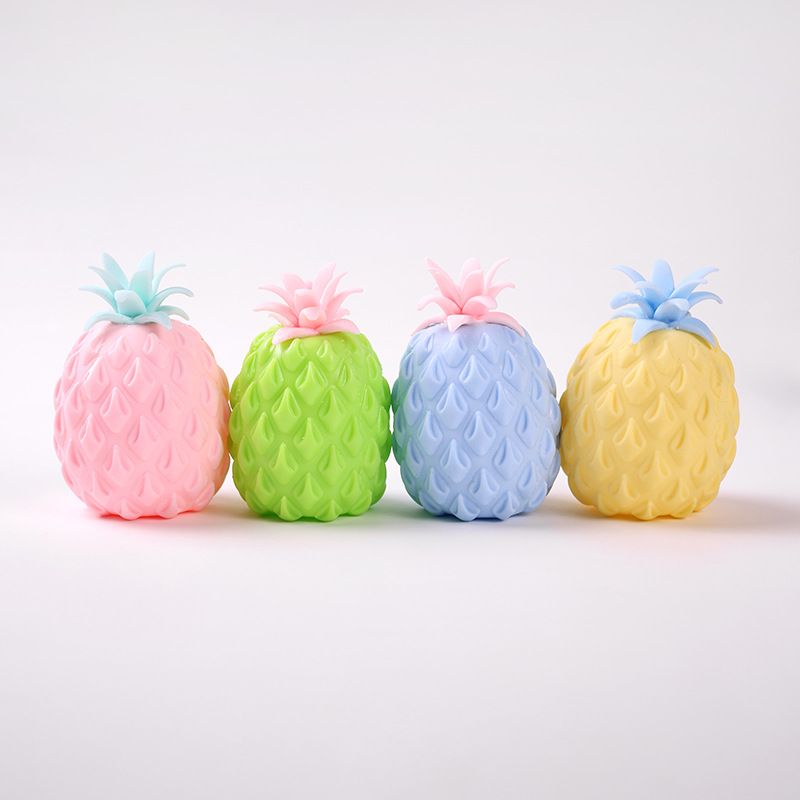Foam Squishies TPR Decompression Toys New And Unique Decompression Ball Venting Pineapple Squeeze Fun Soft Rubber Pineapple Venting Ball_voghion.com