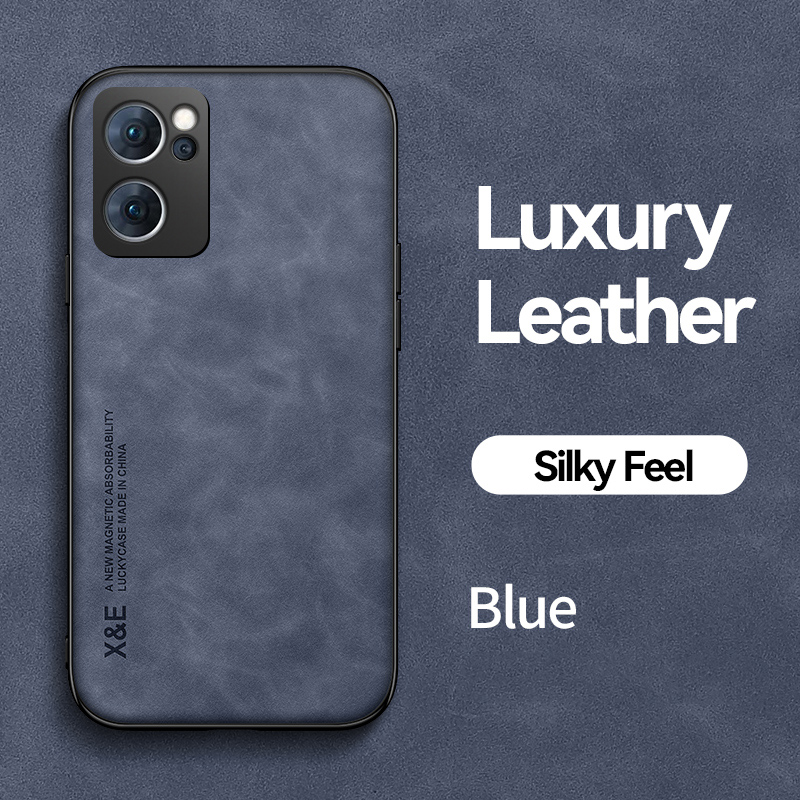 Luxury Retro Leather Case For OPPO Reno 7 6 Pro 5 Lite 6Z 7Z 3 2 2Z Realme GT Master XT X50 C17 Soft Silicone Frame Phon_voghion.com
