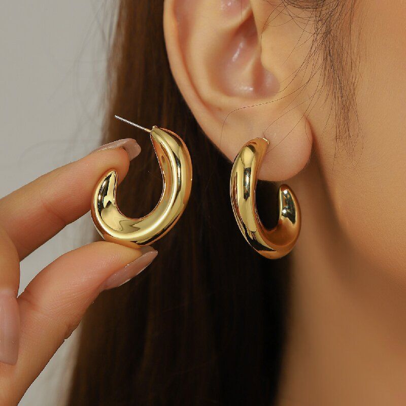 Orecchini a bottone fai da te di alta qualità, unici e alla moda, da donna, molto venduti_voghion.com