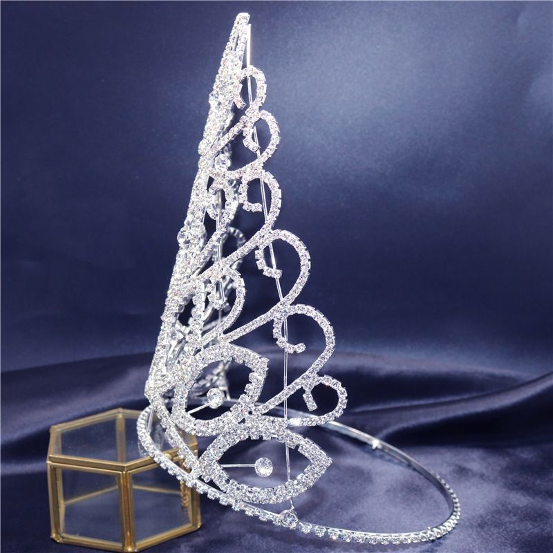 Braut Europäische Mode Exquisite Wasser Diamant Haar Zubehör Krone_voghion.com