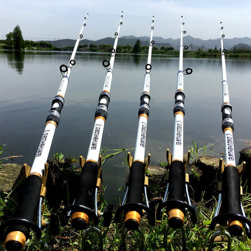 GHOTDA 2.1M -3.6M Carp feeder Hard FRP Carbon Fiber Telescc ribiška palica ribiška palica_voghion.com