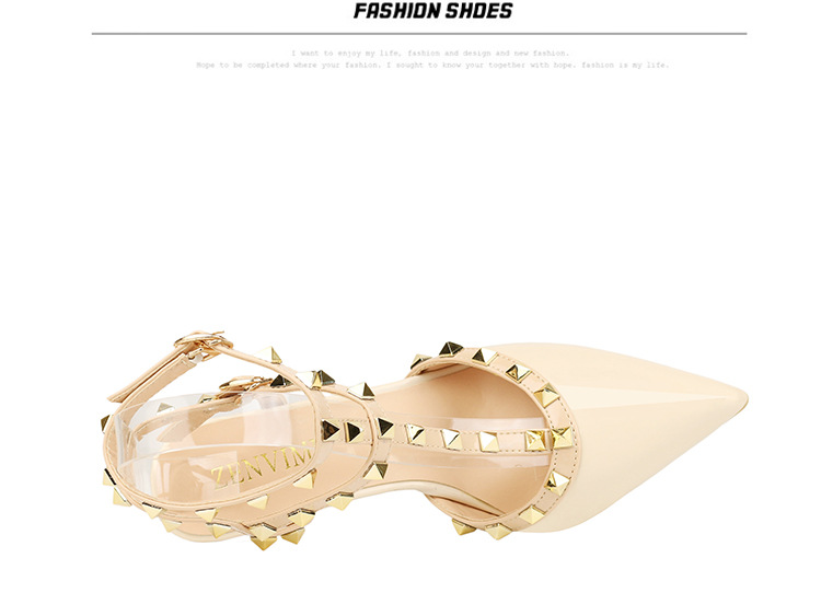 Frauen Schuhe mode niet damen spitz flach mund hochhackigen einzelnen schuhe frauen sommer neue sandalen großhandel_voghion.com