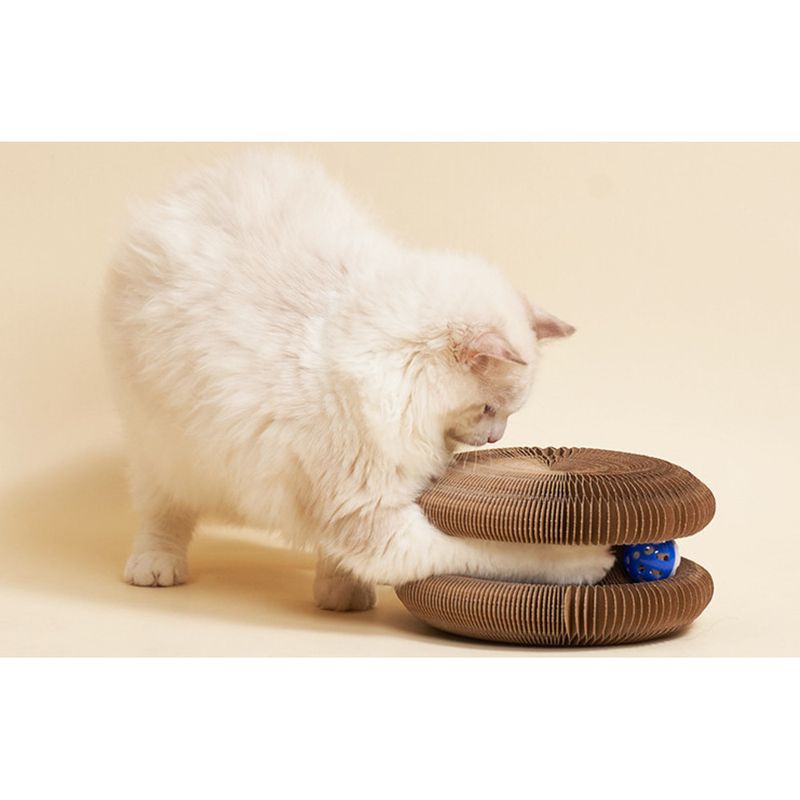 Creative Organ Board Self-Entertainment Artifact Ball Energy-Consuming Cat Scratching And Biting Toy_voghion.com