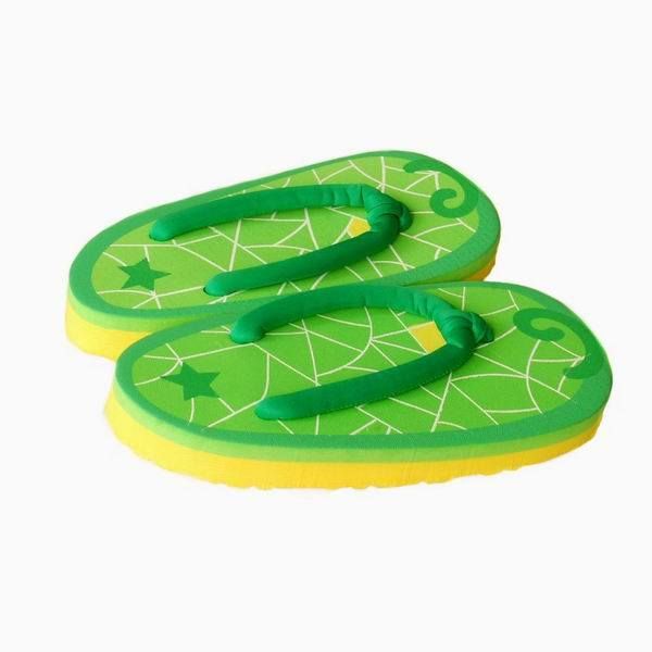 Green Cantaloupe Flip Flops Shoes_voghion.com