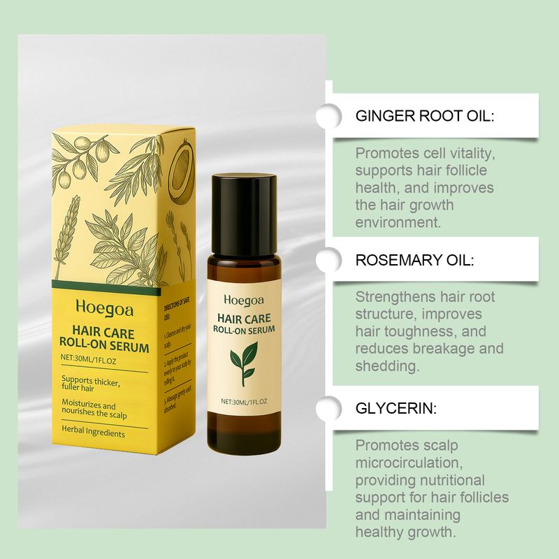 Hoegoa Moisturizing Roll-On Sanfte, nährende, feuchtigkeitsspendende, glatte Essenz zur täglichen Haarpflege_voghion.com