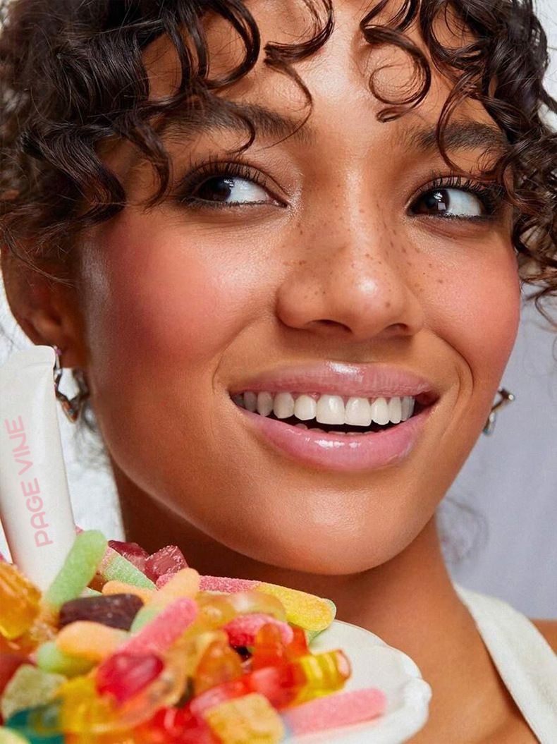 Schönheit & Gesundheit PAGE VINE Glossy Lip Balm Lippenstift Feuchtigkeitsspendendes Peeling Lippenöl Schutz_voghion.com