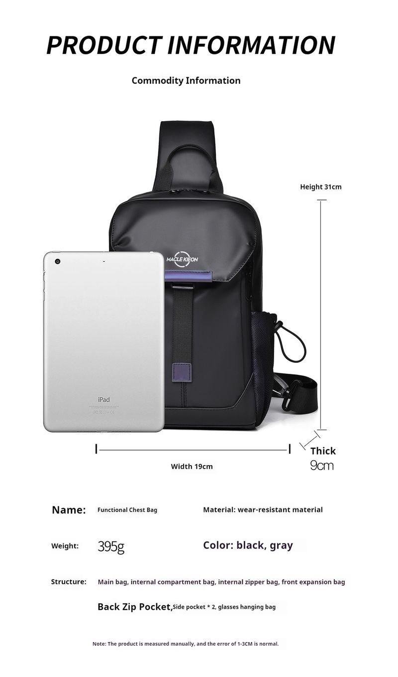 Borsa da petto alla moda, borsa a tracolla, marsupio mobile, piccola capacità, design di nicchia, borsa a tracolla_voghion.com