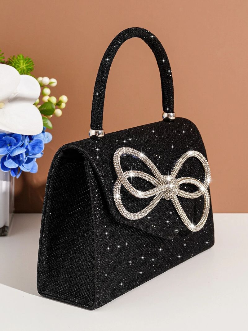 Damen Bowknot Handtasche Abend Party Tasche Neues Design High-End-Feeling_voghion.com