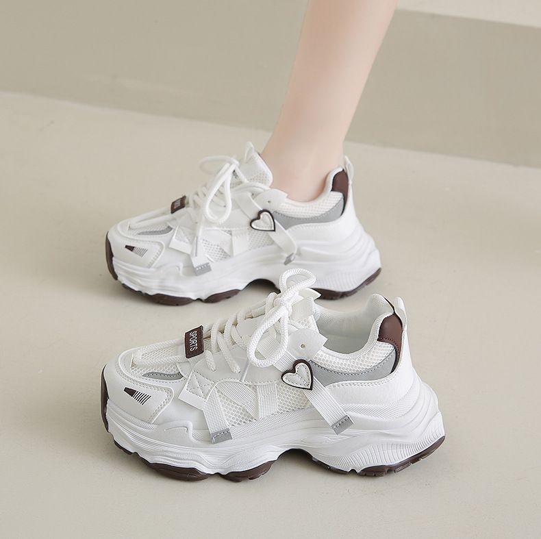 Women's Chunky Dad Shoes - Platform Sneakers For Running & Casual Wear, Thick Sole Comfortable Walking Shoes_voghion.com