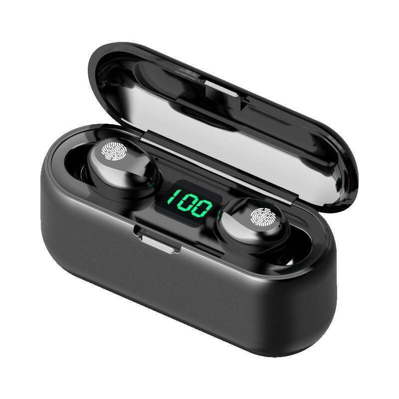 Écouteurs intra-auriculaires sans fil Bluetooth Private F9-5C, double mini-écouteurs sport étanches 5.1_voghion.com