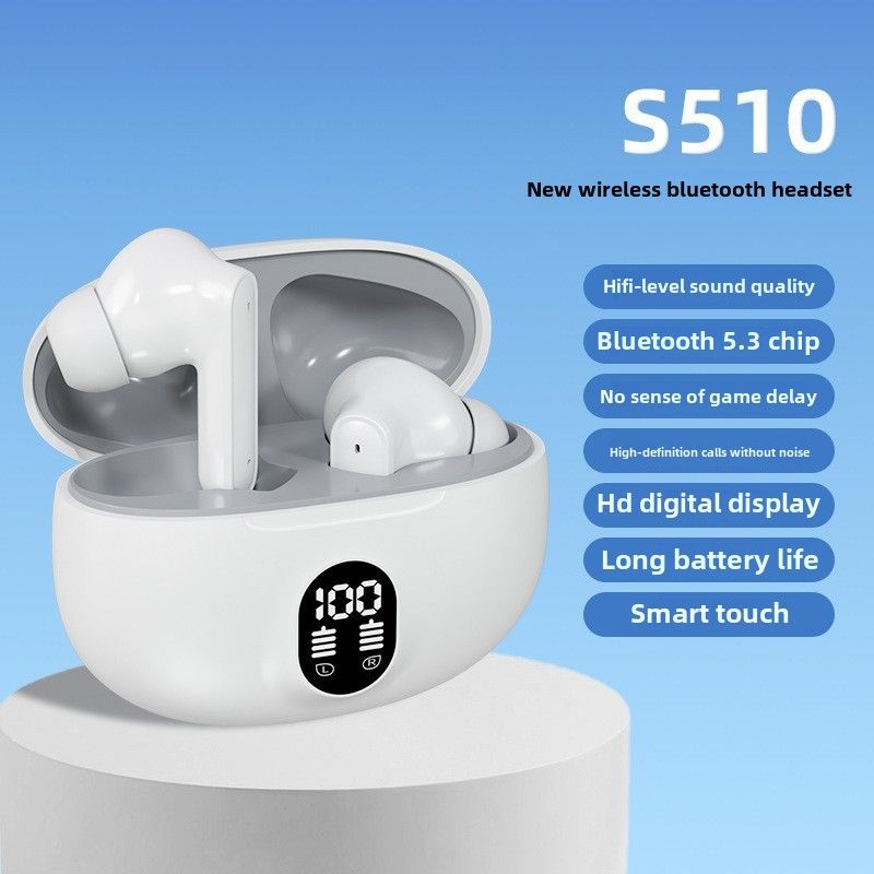 Neues 895B-Bluetooth-Headset mit Digitalanzeige, TWS-Headset mit Geräuschunterdrückung, In-Ear-Bluetooth-Headset mit superlanger Akkulaufzeit_voghion.com