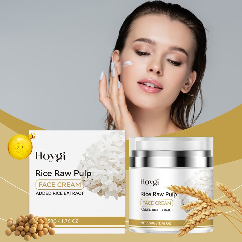 Hoygi Rice Moisturizing Face Cream Moisturizes Skin With Refreshing, Gentle And Moisturizing Radiance_voghion.com