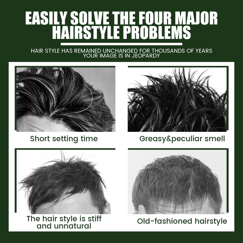 Hair Wax Cream for Man Broken Hair Artifact Pomade Shape Long Lasting Stereotypes Modeling Mud Matte Hair Styling Care Product_voghion.com