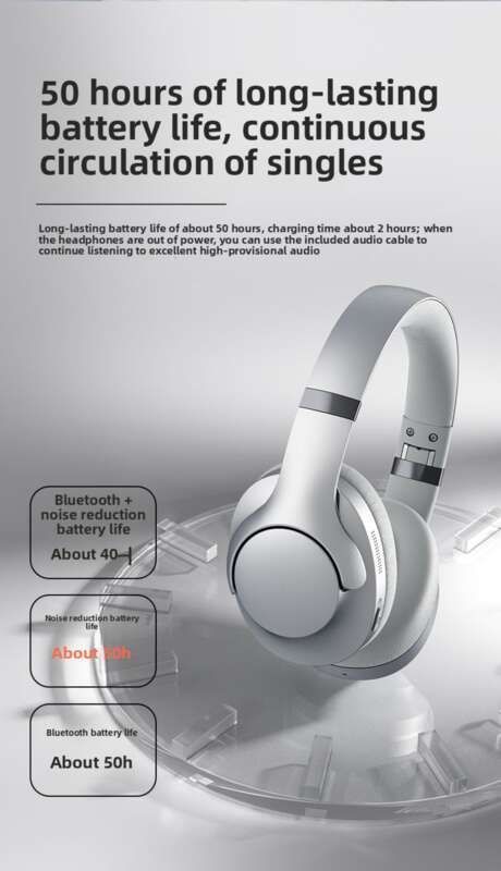 Nuove cuffie Bluetooth da indossare sulla testa con riduzione attiva del rumore ANC, durata della batteria ultra lunga, auricolari avvolgenti per il gaming, basso_voghion.com