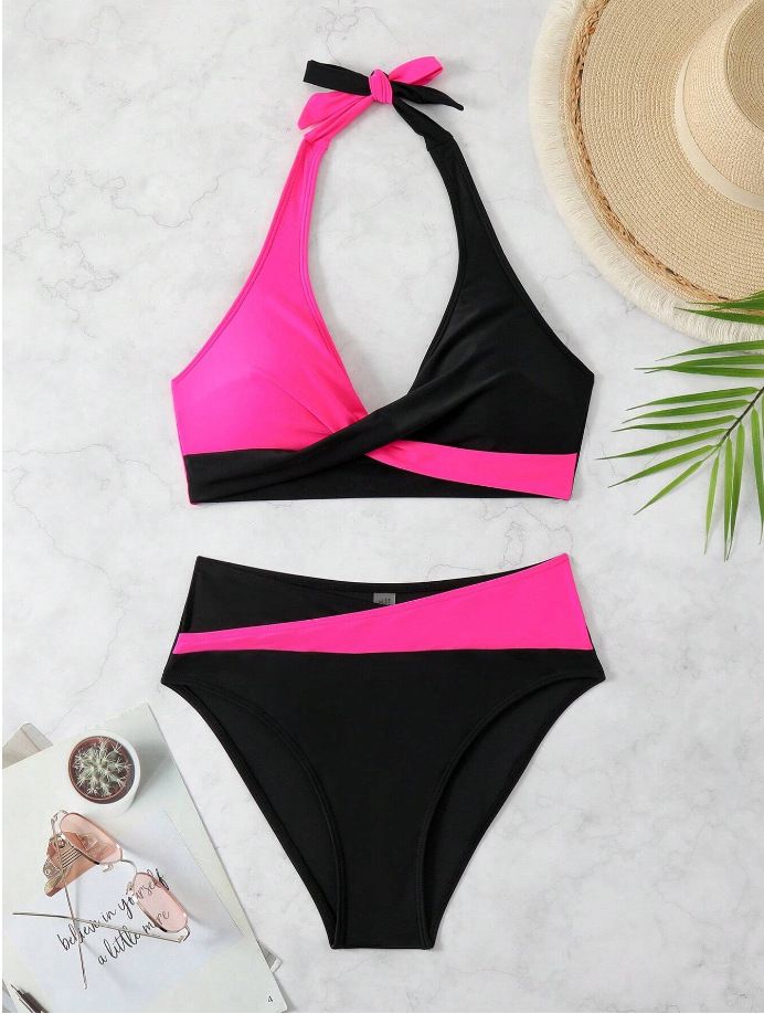 2024 neue Sexy Split Rock Bikini Strap Kreuz Bademode Für Frauen_voghion.com