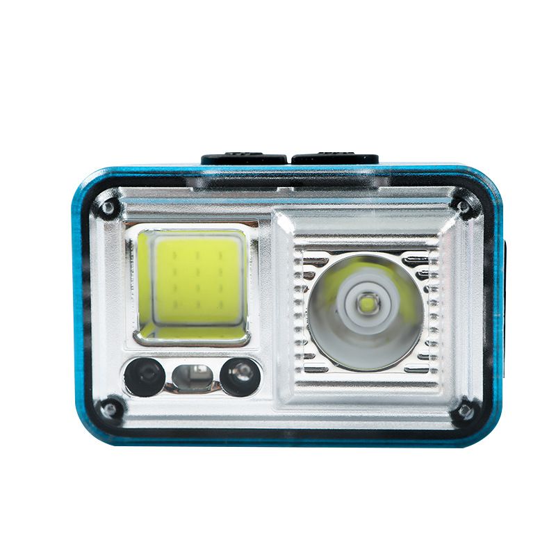 Neue Outdoor-LED mit multifunktionalem COB-Starklicht und Langstreckensensor, Mini-Fahrradscheinwerfer für Nachtfahrten_voghion.com
