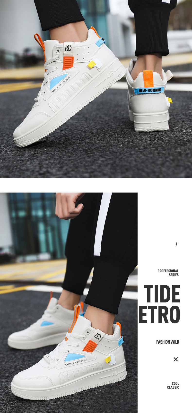 Herrenschuhe, Sneakers, Canvas-Mesh, leicht zu reinigen, Stoßdämpfung, atmungsaktives Schuhwerk_voghion.com