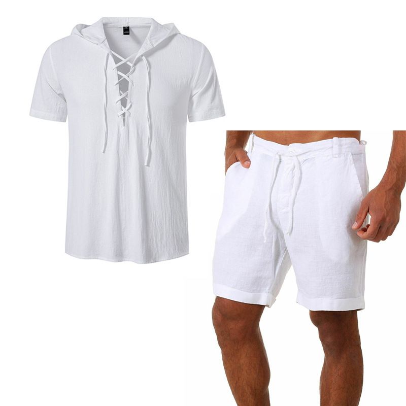 Men's Casual Cotton And Linen Men's Large Size Casual Suits Men's Large Size Lace Men's Large Size Casual Suits_voghion.com