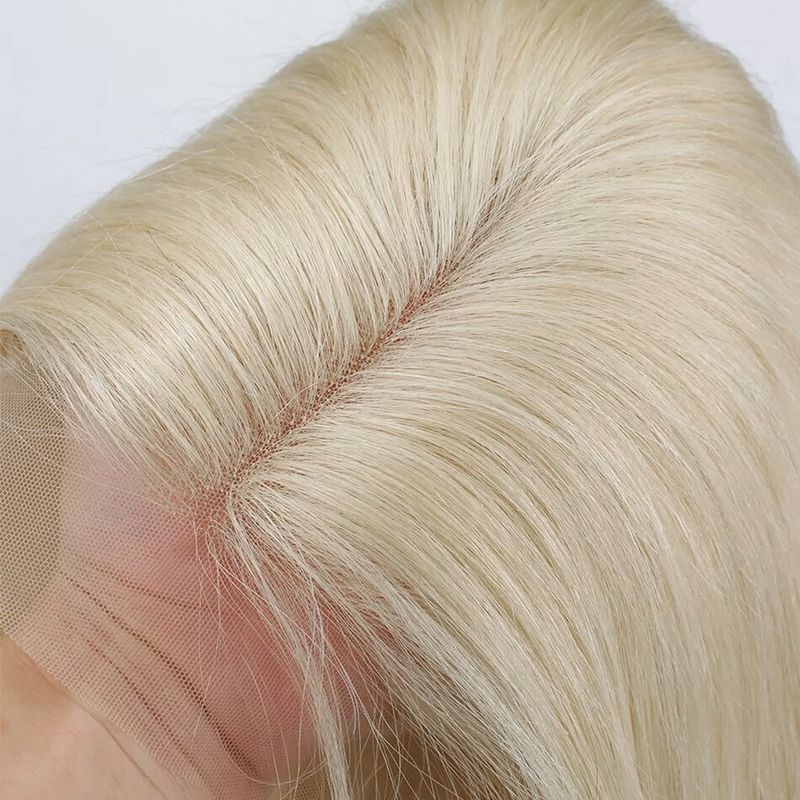 Parrucca corta 200 Densità 613 Biondo Miele 13x4 Frontale Parrucca dritta 12 14 16 pollici Bob Parrucca frontale in pizzo per capelli umani Brasiliana_voghion.com