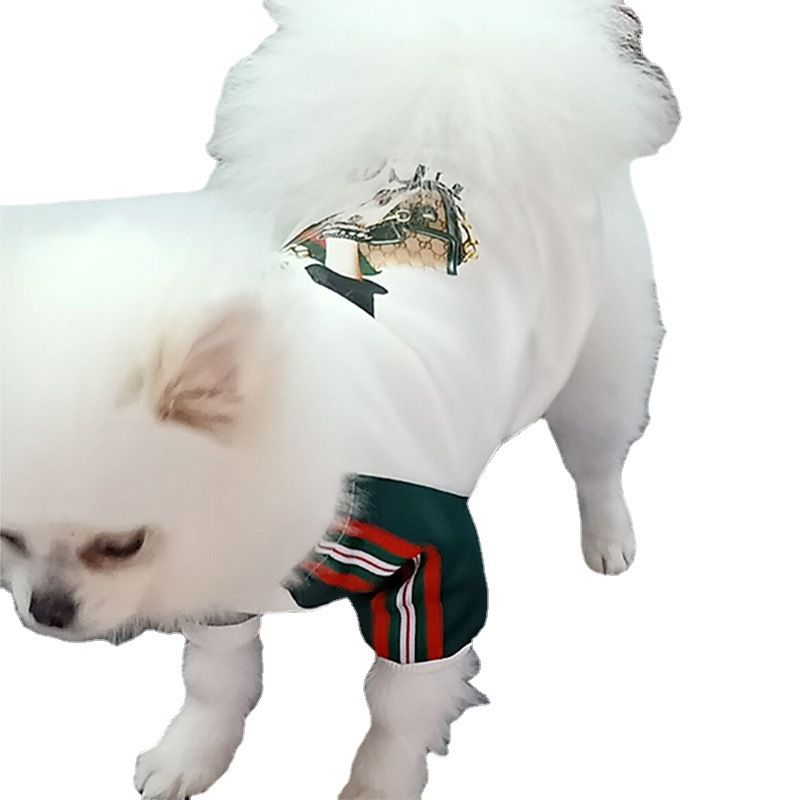 Trendy Spring And Autumn Pet Jacket Printed Teddy Dog Clothes_voghion.com
