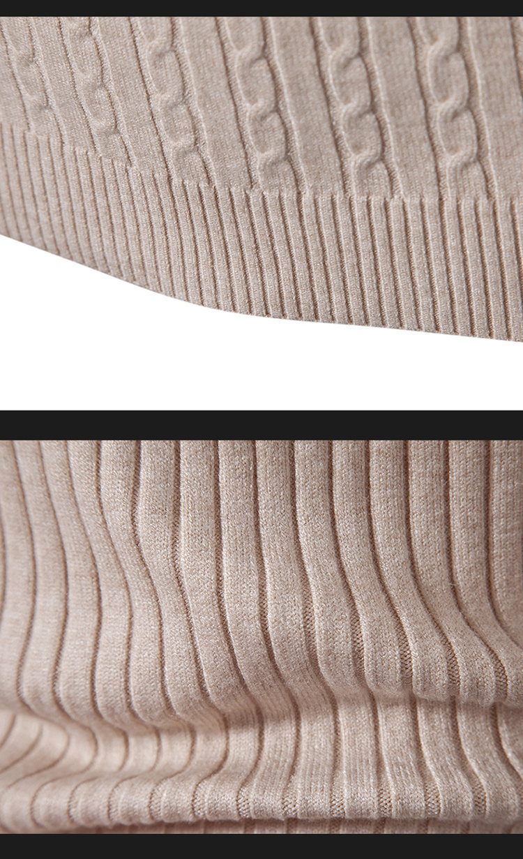 2023 autumn and winter new men's solid color sweaters fashionable long-sleeved turtleneck sweaters couples bottoming shirts_voghion.com