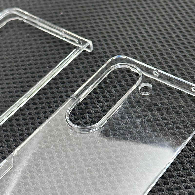 Applicable to Samsung left and right folding screen zfold6/5 mobile phone case transparent hard case PC material mobile phone case_voghion.com