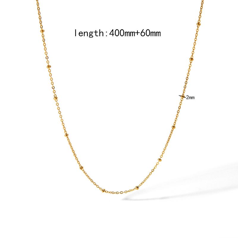 1 pièce 304 chaîne trombone en acier inoxydable chaîne câble chaîne serpent 400 + 60 mm accessoires de bijoux_voghion.com