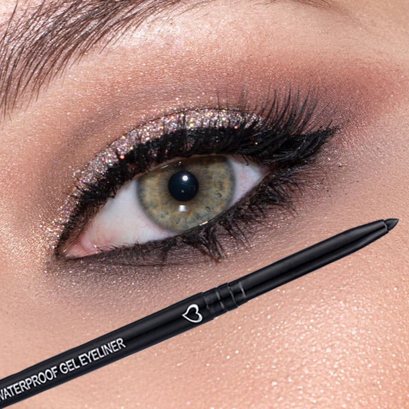 Eyeliner Gel Matita opaca Bianco Nero Marrone Impermeabile Duraturo Non sbavato Penna eyeliner baco da seta sdraiata a prova di sudore_voghion.com