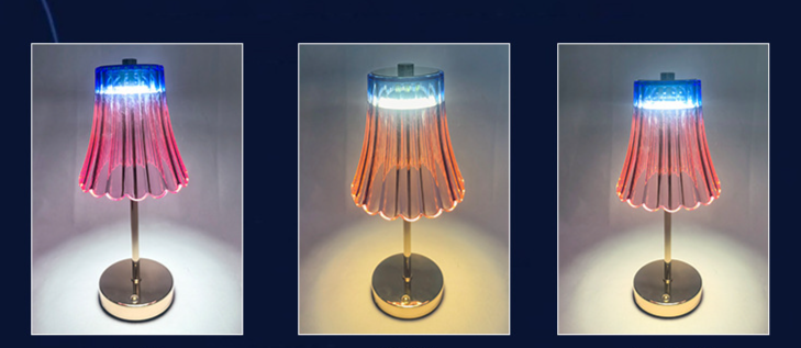 Modern Metal Table Lamp Touch Ornament Home Decoration Crystal Gift Atmosphere Night Light_voghion.com