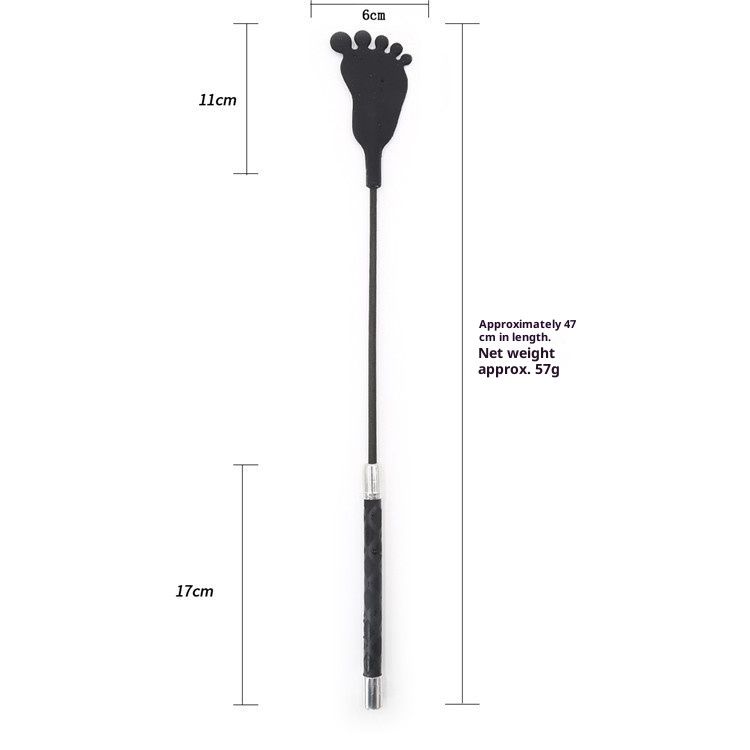 LuvBox Silicone Lungo e Morbido Testa di Farfalla Palmo Piede Cuore Prop Piccola Frusta di Cuoio_voghion.com
