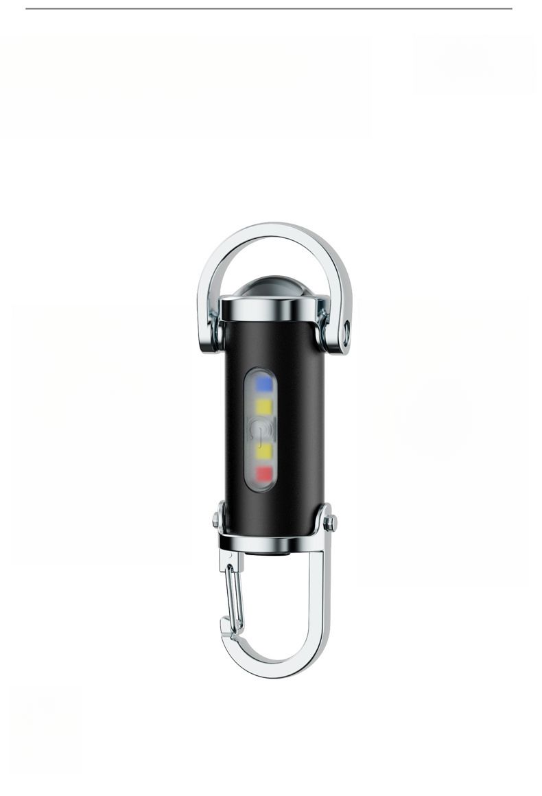 Cross-Border Keychain Flashlight Mini Camp With Hook Camping Light Lighting Lamp ABS_voghion.com