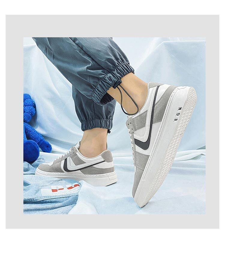 2024 high-top board trend versatile breathable casual spring new flat men's sport shoes_voghion.com