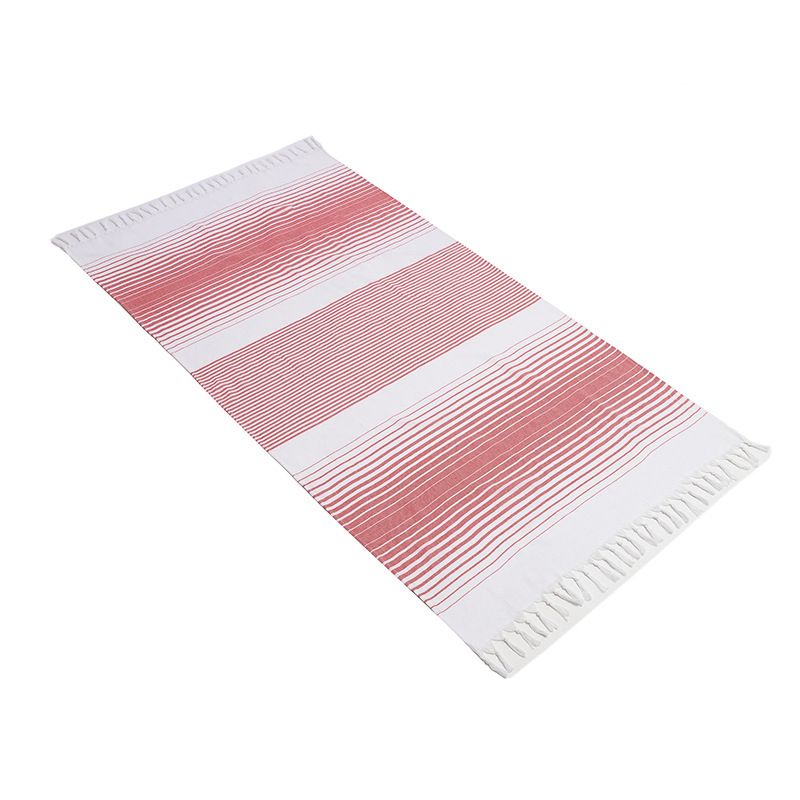 Bath Special Supply Türkische Baumwolle Erwachsene Quaste Strandtuch Gestreiftes Badetuch_voghion.com