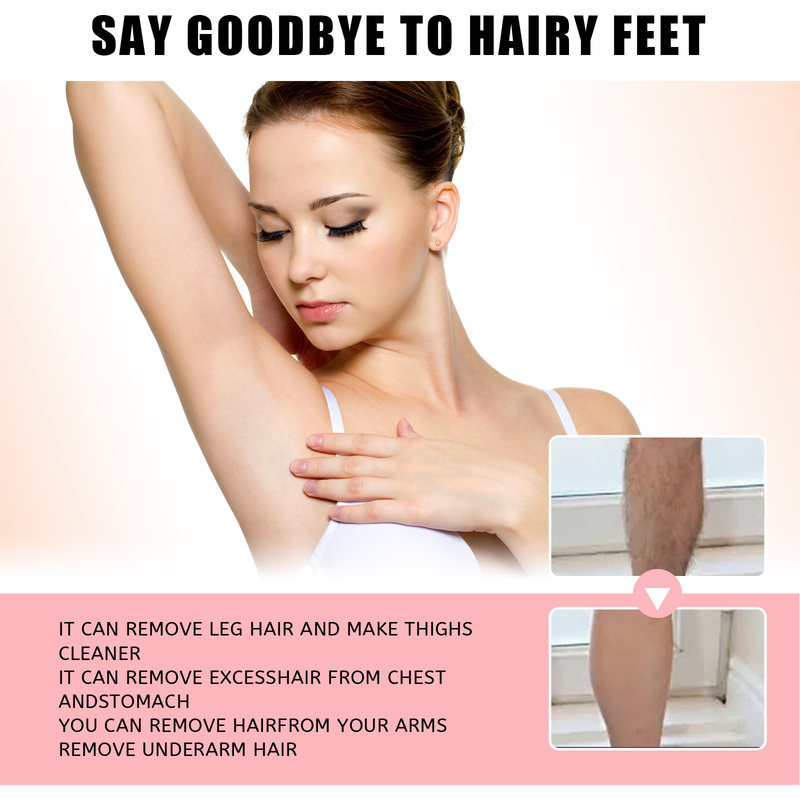 EELHOE mousse al miele spray per la rimozione dei peli delle ascelle e delle gambe, schiuma idratante delicata sulla pelle e non irritante_voghion.com